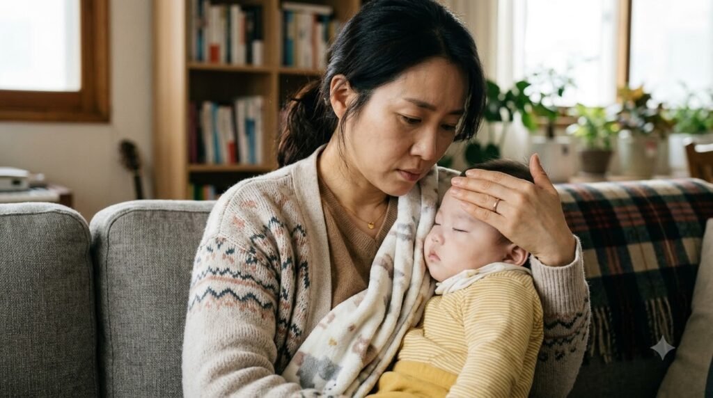 신생아 콧물·코막힘 2026 — 원인과 집에서 뚫어주는 법, 병원 갈 때